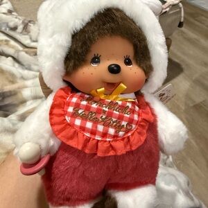 Sanrio Plush Doll in Red, White & Yellow Outfit